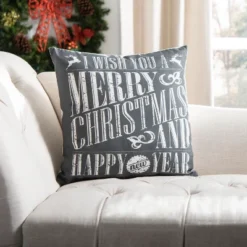 North Pillow - Green/White - 18" X 18" - Safavieh -Safavieh GUEST 008c9b97 5184 4688 bd2f 4fcdcc9cae98