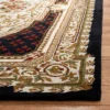 3'x5' Medallion Accent Rug Black - Safavieh