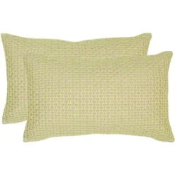 Box Stitch Pillow (Set Of 2) - Safavieh