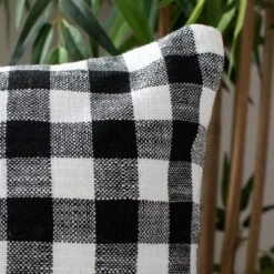 Autumn Pillow - Beige/Black - 18" X 18" - Safavieh -Safavieh GUEST 19666b3b 86a3 43de 9f8a bc14af4427d8