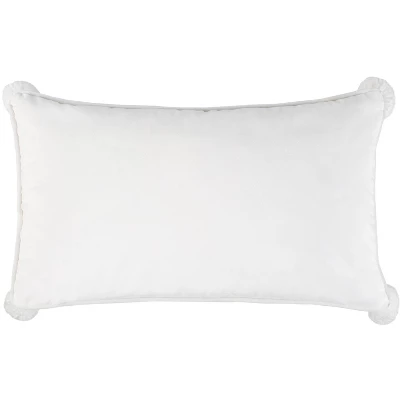 Nutmeg Pillow - White/Brown - 12" X 20" - Safavieh 3 Nutmeg Pillow - White/Brown - 12" X 20" - Safavieh