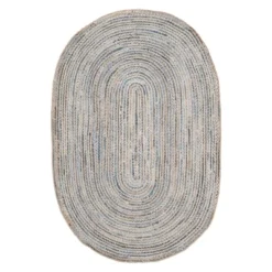 Hudson Stripe Area Rug Natural/Blue - Safavieh -Safavieh GUEST 279b4275 8d0c 4b11 910e 89ab26c4f92e