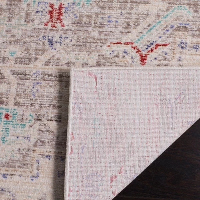 3'x12' Medallion Loomed Runner Light Gray/Ivory - Safavieh 4 3'x12' Medallion Loomed Runner Light Gray/Ivory - Safavieh - Image 2