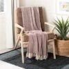 Harlow Throw Blanket - Burgundy - 50" X 70" - Safavieh 2 Harlow Throw Blanket - Burgundy - 50" X 70" - Safavieh -Safavieh GUEST 2b8d46f8 36b1 491f b297 9451bc997528