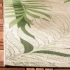 Halton Rectangle 2' X 3'7" Outdoor Patio Rug - Cream / Green - Safavieh -Safavieh GUEST 2be9adec ffbe 45ab af4e 717786458b54