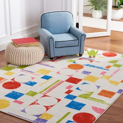 Kids Playhouse KPH203 Power Loomed Area Rug - Safavieh 3 Kids Playhouse KPH203 Power Loomed Area Rug - Safavieh