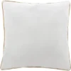Wynter Pillow - White/Green/Red/Yellow - 18" X 18" - Safavieh -Safavieh GUEST 322fa783 d2a0 4997 a30d 632610ad3ce5
