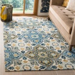 Dayna Medallion Hooked Rug - Safavieh -Safavieh GUEST 3b3eb0e7 9736 498e b083 0be558d7bb92