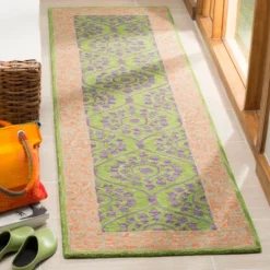 Latanya Leaf Hooked Rug - Safavieh -Safavieh GUEST 4799deb9 beab 422f bb52 84ebc6309596