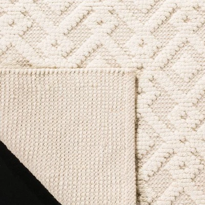 Geometric Woven Runner Ivory - Safavieh 5 Geometric Woven Runner Ivory - Safavieh - Image 3