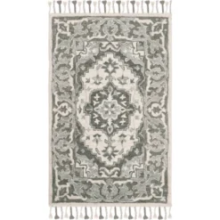 Ann Medallion Tufted Area Rug Light - Safavieh -Safavieh GUEST 53d4c61c aa98 4ae2 840b 935396a998e4