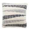 20"x20" Oversize Imani Knit Square Throw Pillow Gray/Natural - Safavieh