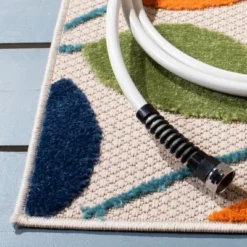 Cabana CBN369 Power Loomed UV Resistant Indoor/Outdoor Rugs - Safavieh -Safavieh GUEST 578cb144 a727 4dd9 a67e 87e59c590016