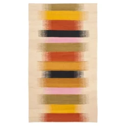 Laila Dhurrie Stripe Area Rug - Safavieh -Safavieh GUEST 593db8a9 1325 4855 a8e4 5e673a1ad9a3