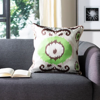 Giselle Pillow (Set Of 2) - Lime/Green - 18" X 18" - Safavieh 3 Giselle Pillow (Set Of 2) - Lime/Green - 18" X 18" - Safavieh