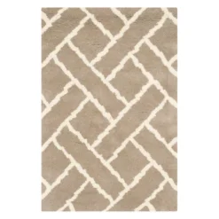 Kristina Crosshatch Tufted Area Rug - Safavieh -Safavieh GUEST 715e4d64 3e6d 420b 9b5b bb52c2a2dedd