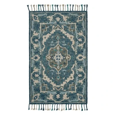 Mildred Medallion Tufted Accent Rug - Safavieh 6 Mildred Medallion Tufted Accent Rug - Safavieh - Image 4