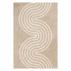Erika Wave Tufted Accent Rug - Safavieh -Safavieh GUEST 8267fda6 1878 429b 8a0b 05c52d833b5c