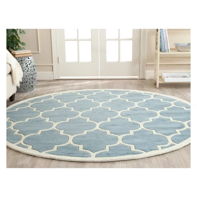 Brandy Quatrefoil Design Tufted Area Rug - Safavieh 4 Brandy Quatrefoil Design Tufted Area Rug - Safavieh - Image 2