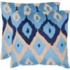 Jay Pillow (Set Of 2) - Indigo - 18" X 18" - Safavieh -Safavieh GUEST 91f4d85b c5ee 455d b8c0 5bf7ab6a3c4a