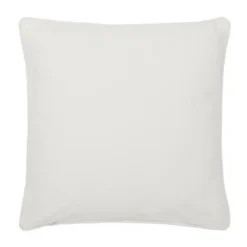 Heart Of Gold Pillow - White/Beige - 16" X 16" - Safavieh -Safavieh GUEST 969a869b deb9 4419 bf98 4c19281e162b