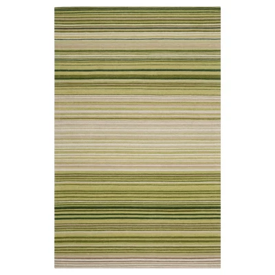 Alicante Green Stripe Woven Area Rug - Safavieh 6 Alicante Green Stripe Woven Area Rug - Safavieh - Image 4