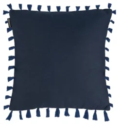 Marni Pillow - Blue/Cream - 16" X 16" - Safavieh -Safavieh GUEST 98bed75e 19fc 4fcc 8c1d 0fba18e35ea6