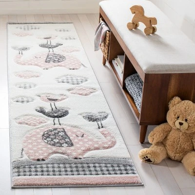 Carousel Kids CRK127 Power Loomed Area Rug - Safavieh 3 Carousel Kids CRK127 Power Loomed Area Rug - Safavieh