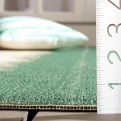 Courtyard Standalone Power Loomed Indoor/Outdoor Area Rug - Dark Green/Beige - 6'7"x9'6" - Safavieh. -Safavieh GUEST a346bc0f 888c 45bb bf9a 5beecd17dd75