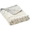 Tamar Throw Blanket - Grey/Beige - 50" X 60" - Safavieh -Safavieh GUEST a5d2b247 9abd 4c2f b0c5 a543fcbb33d4