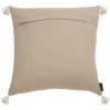 Simone Snowflake Pillow - Beige - 18"x18" - Safavieh -Safavieh GUEST ab2aef3b ecf8 405a 92a6 79f2a1c52aba