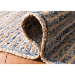 Hudson Stripe Area Rug Natural/Blue - Safavieh -Safavieh GUEST b3962f6f d10a 4c4b 866a ec7b55270ce8