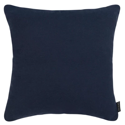 Blossom Pillow - Navy/Periwinkle - 16" X 16" - Safavieh 4 Blossom Pillow - Navy/Periwinkle - 16" X 16" - Safavieh - Image 2