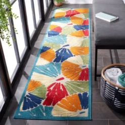 Cabana CBN356 Power Loomed UV Resistant Indoor/Outdoor Rugs - Safavieh -Safavieh GUEST c0463a56 c081 4bb7 81d6 4b0c9b94e233