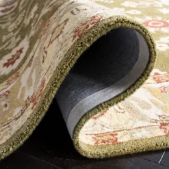 2'3"x8' Floral Tufted Runner Rug Moss Green/Ivory - Safavieh -Safavieh GUEST d2f6977c 2190 426a b971 6fdec6ed3a4a