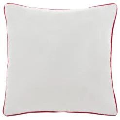 Cranberry Pillow - White/Yellow - 18" X 18" - Safavieh