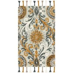 Rocio Medallion Hooked Rug - Safavieh -Safavieh GUEST d9350bf0 a337 40c8 8796 0e51e82cc6e5