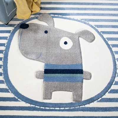 Carousel Kids CRK126 Power Loomed Area Rug - Safavieh 7 Carousel Kids CRK126 Power Loomed Area Rug - Safavieh - Image 5