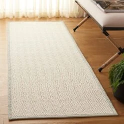 Napa Faux Sisal Jacquard Weave NFS148 UV Resistant, Stain Resistant, Soft Surface, Non-Shedding Indoor/Outdoor Rugs - Safavieh