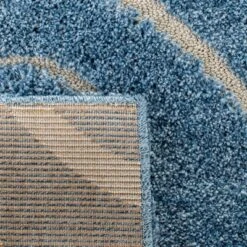 2'3"x11' Runner Swirl Loomed Rug Light Blue/Cream - Safavieh -Safavieh GUEST e27f8e45 6b92 4f76 b2a4 94876168a2c7