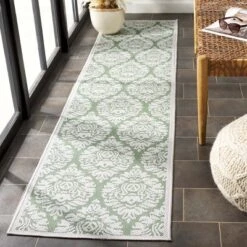 Bermuda BMU821 Machine Washable UV Resistant Stain Resistant Non-Shedding Power Loomed Indoor/Outdoor Rugs - Safavieh