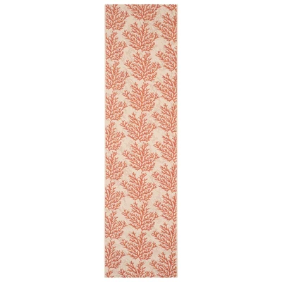 Torcy Outdoor Rug - Beige / Terracotta - Safavieh 5 Torcy Outdoor Rug - Beige / Terracotta - Safavieh - Image 3