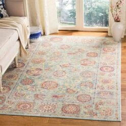 Calista Accent Rug - Light Blue(4'X5'7") - Safavieh -Safavieh GUEST e5f0eeb7 9621 4db0 8bd3 3b163fd5e202