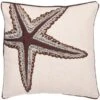 Lucky Star Pillow (Set Of 2) - Ecru - 18" X 18" - Safavieh