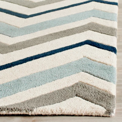 Dublin Chevron Geometric Tufted Area Rug - Safavieh 3 Dublin Chevron Geometric Tufted Area Rug - Safavieh
