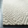 8'x10' Renee Geometric Tufted Accent Rug Ivory/Gray - Safavieh