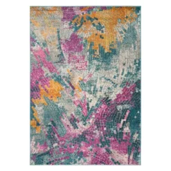 Imogene Mosaic Design Loomed Rug - Safavieh -Safavieh GUEST fe813cb7 0fbc 4b37 ac1d 4a39c10fac56